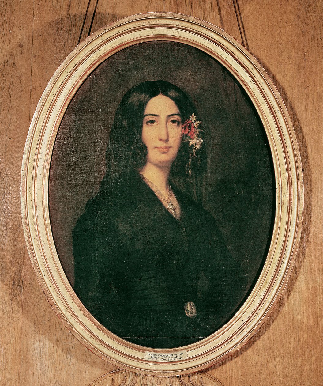 Ritratto di George Sand (1804-76) da Auguste Charpentier