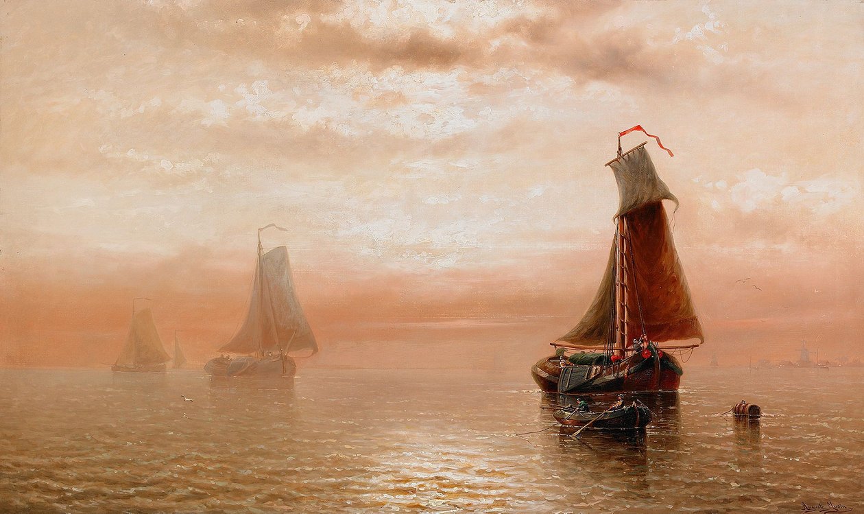 Tramonto sul mare da Auguste Musin