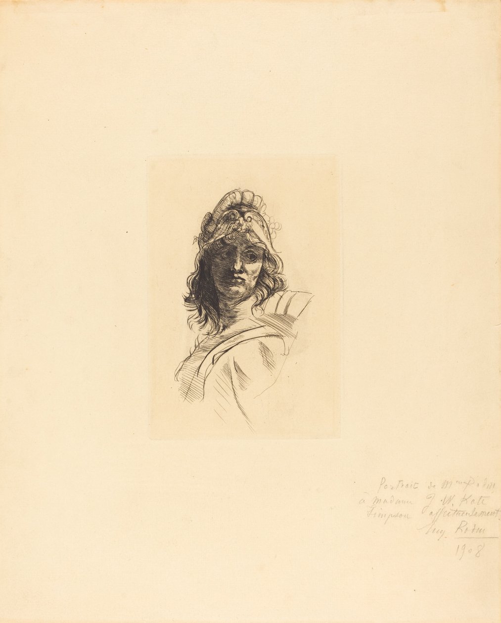Busto di Bellona da Auguste Rodin