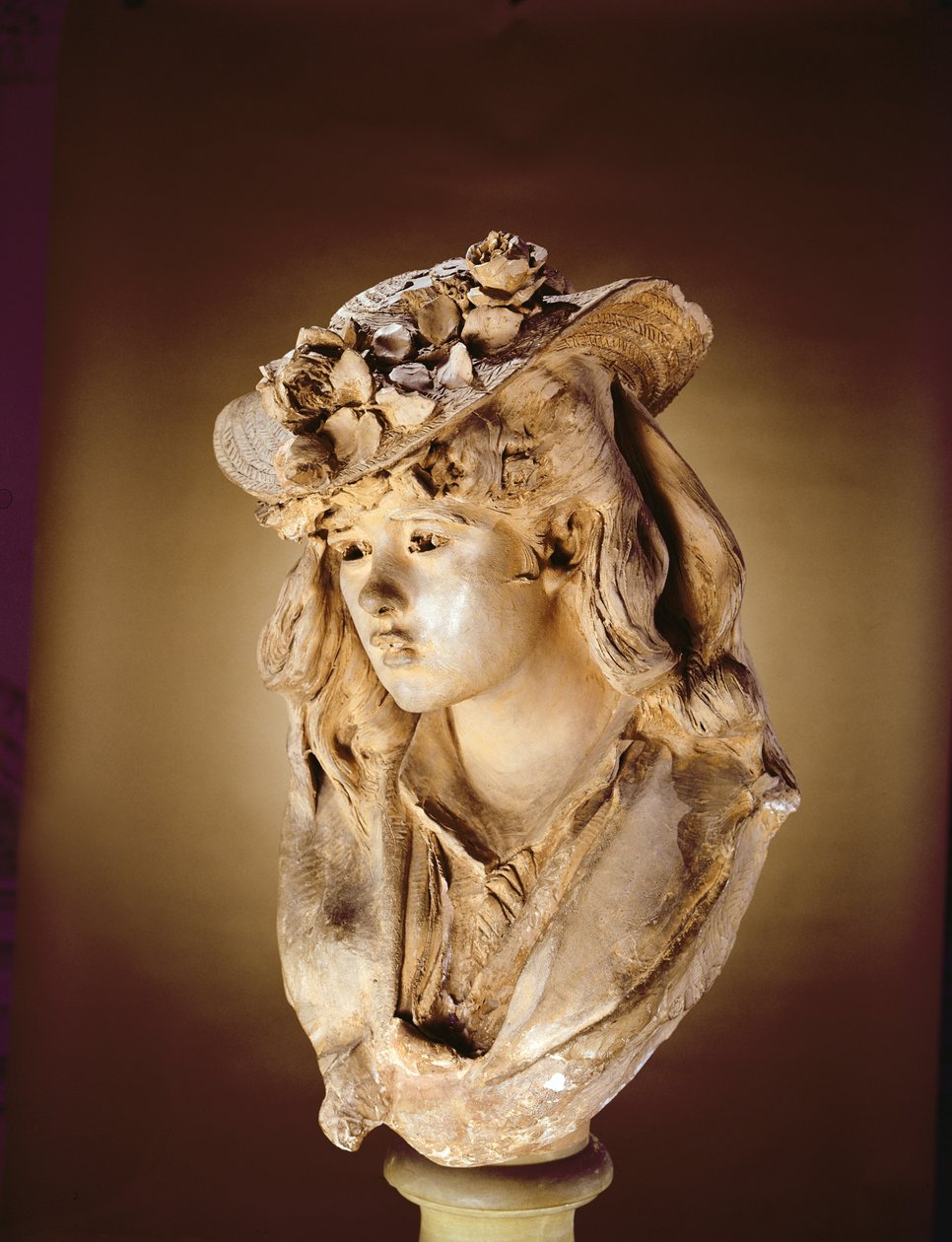 Ritratto di una Giovane Donna, c.1865 da Auguste Rodin