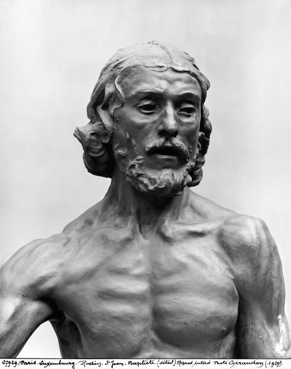 San Giovanni Battista, 1878-80 (dettaglio) da Auguste Rodin