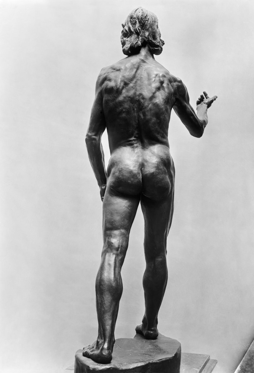 San Giovanni Battista, visto da dietro, 1878-80 da Auguste Rodin
