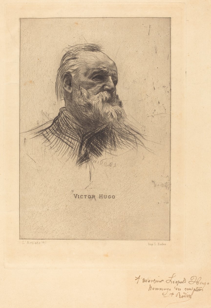 Victor Hugo, Tre Quarti da Auguste Rodin