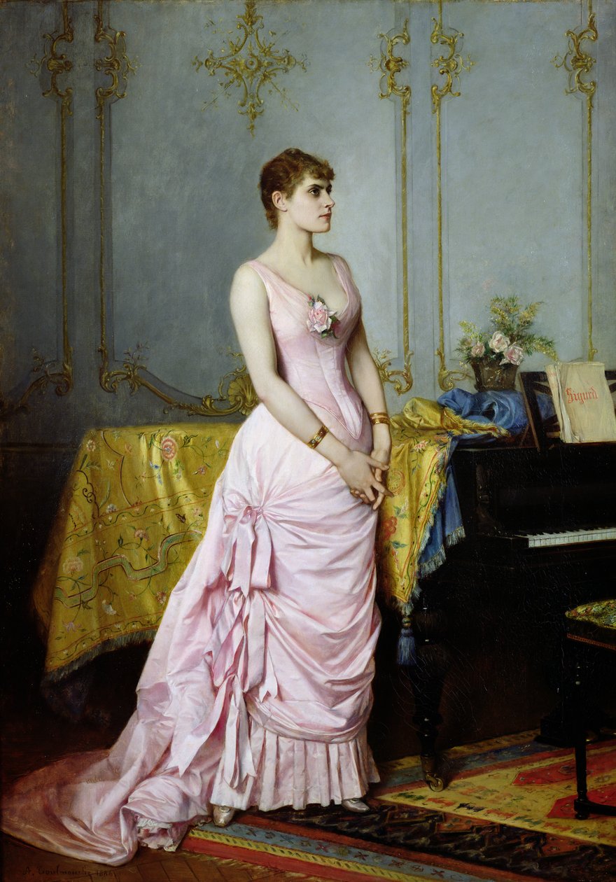 Ritratto di Rose Caron (1857-1930) 1886 da Auguste Toulmouche