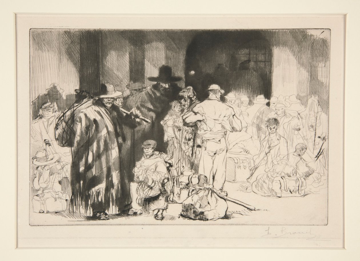 Gli emigranti da Auguste Brouet