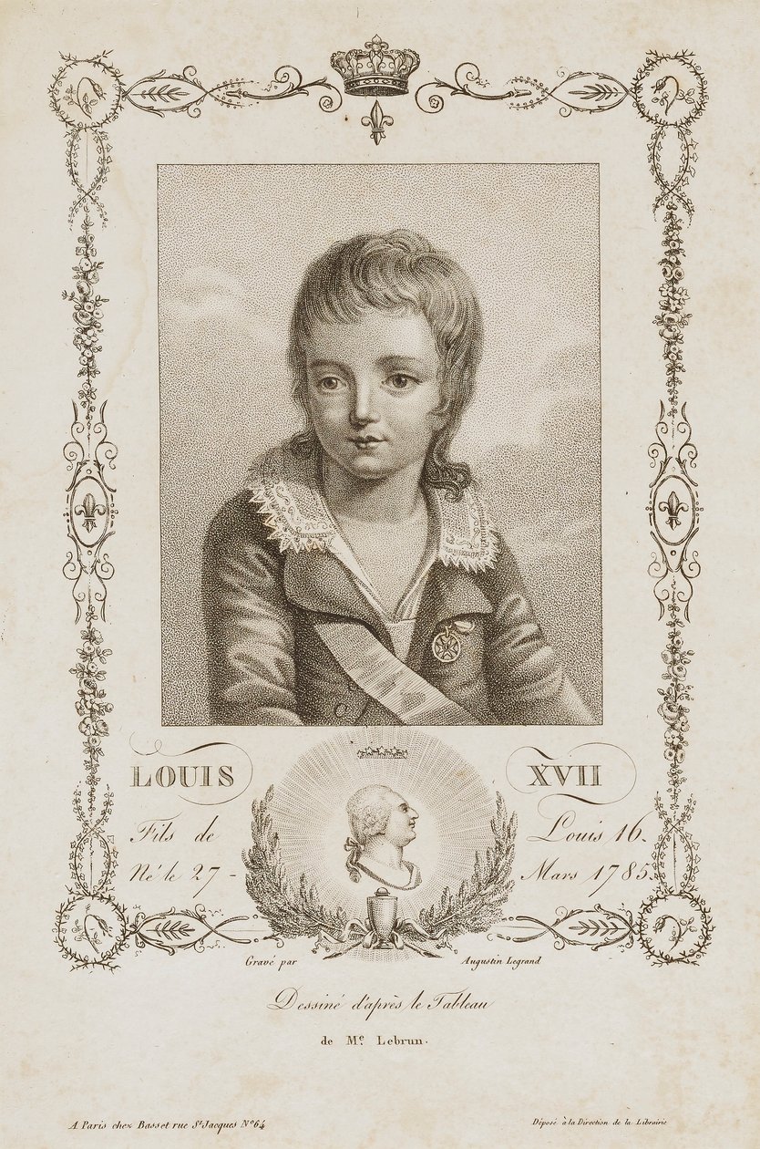 Luigi XVII da Auguste Claude Simon Legrand