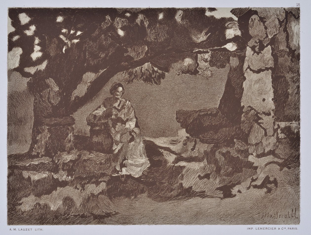 La Donna al Pozzo da Auguste Lauzet