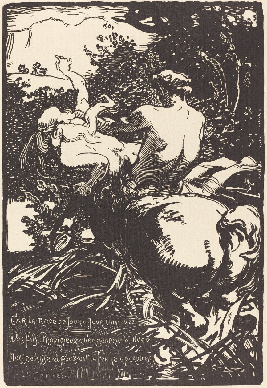Il centauro da Auguste Lepere