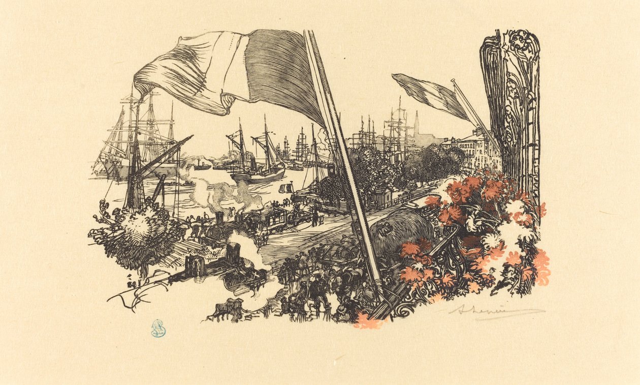 Pagina di dedica da Auguste Lepere