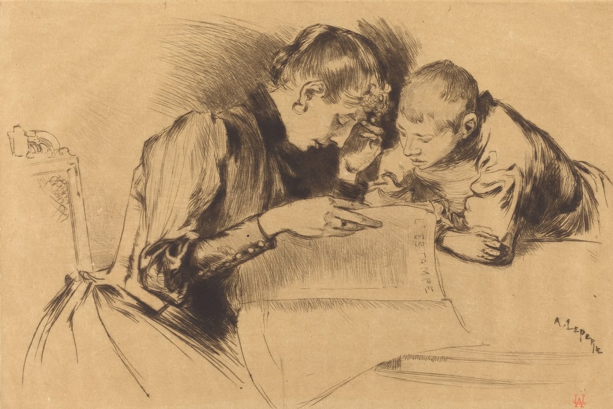 Immagini Les images, 1889 da Auguste Lepere