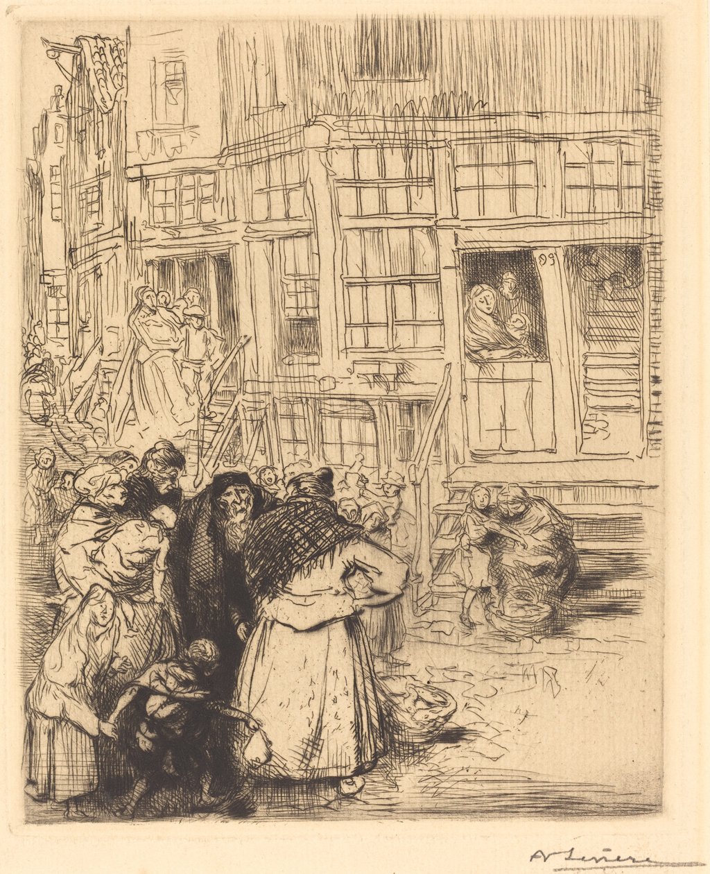 Quartieri ebraici ad Amsterdam da Auguste Lepere
