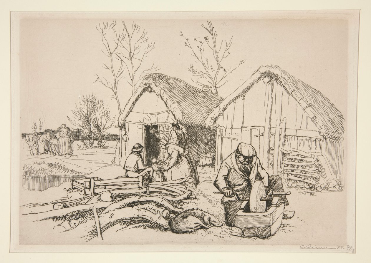 La casa del taglialegna (Vendée) da Auguste Lepere
