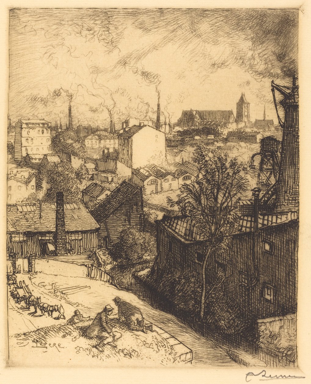 Souvenir di Saint-Denis da Auguste Lepere