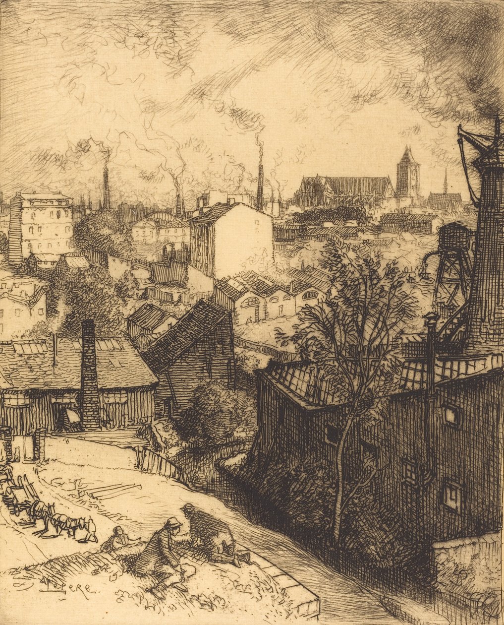 Souvenir di Saint-Denis da Auguste Lepere
