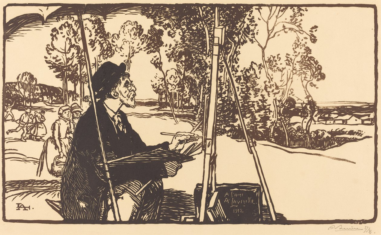 Il Paesaggista da Auguste Lepere