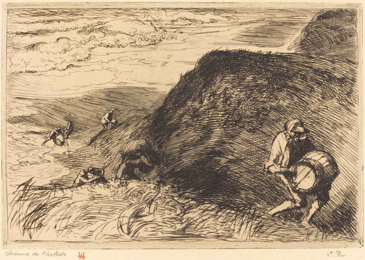 Saccheggiatori di relitti, Saint-Jean-de-Monts da Auguste Lepere