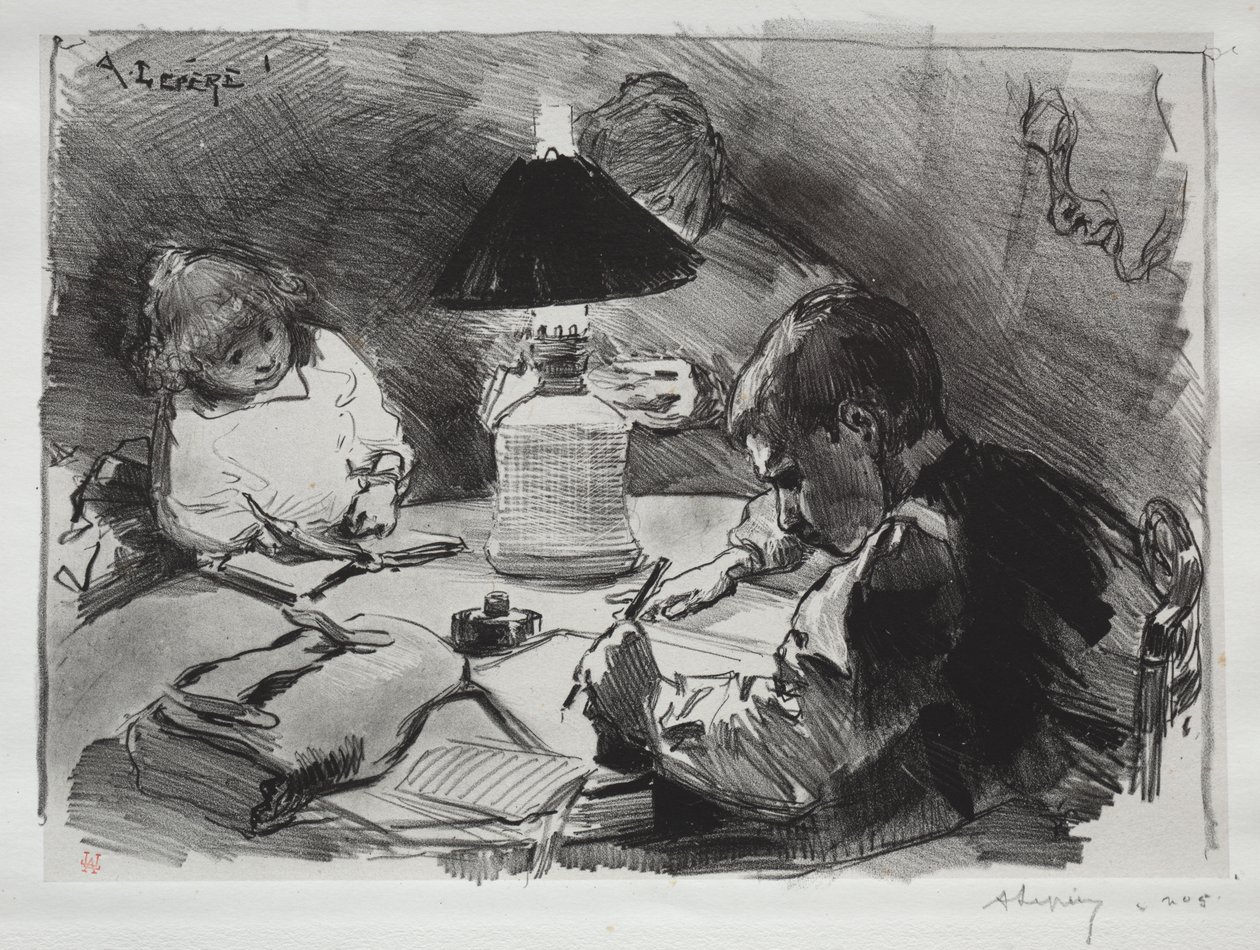 Intorno alla lampada da Auguste Louis Lepère