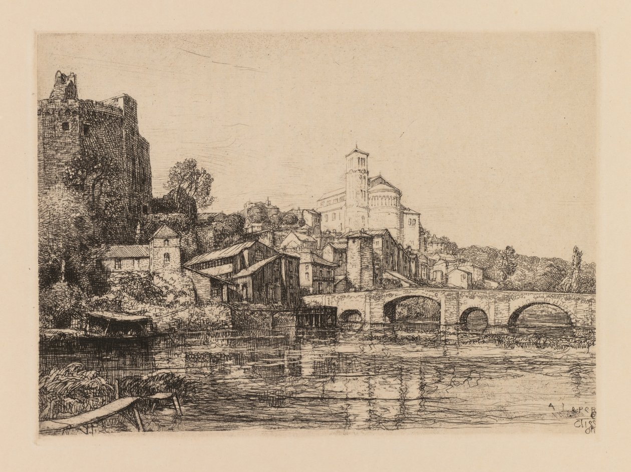 Auguste Lepère: Clisson (Loire-Maritime) da Auguste Louis Lepère