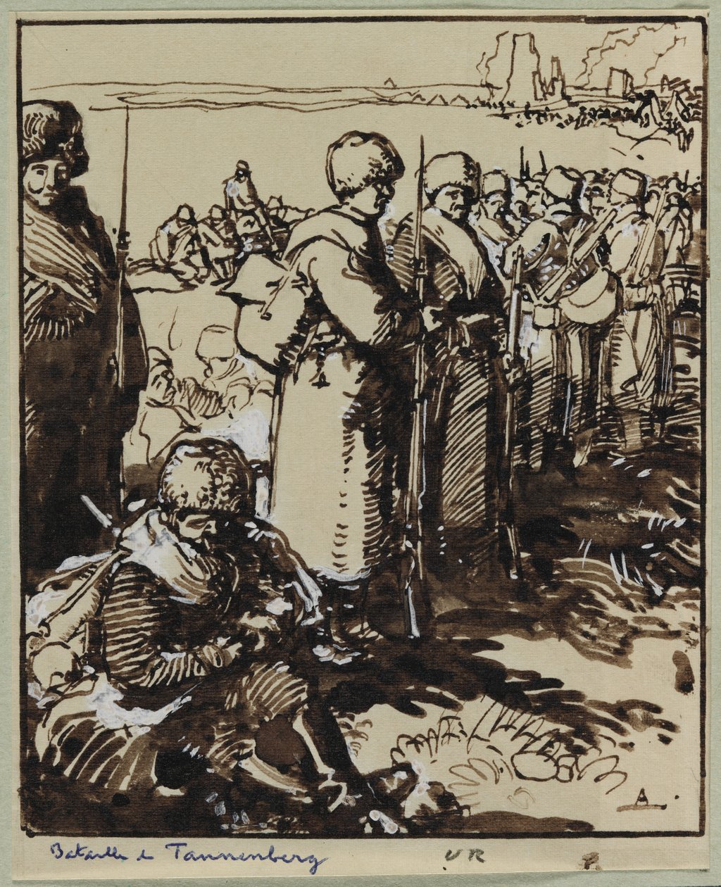 Bataille de Tannenberg da Auguste Louis Lepère