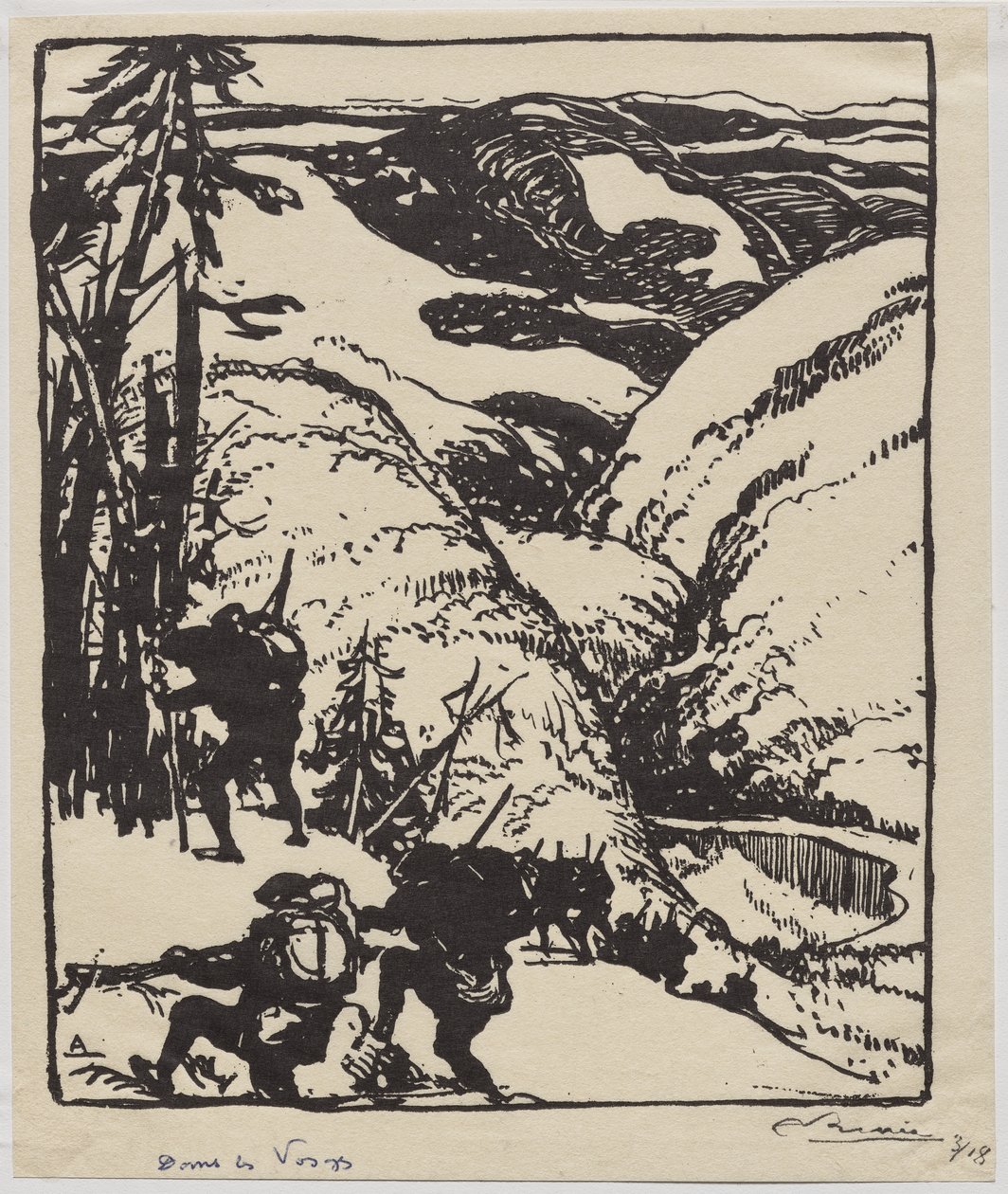 Nelle Vosgi da Auguste Louis Lepère