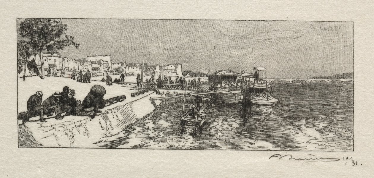 Imbarcadero a Bercy da Auguste Louis Lepère