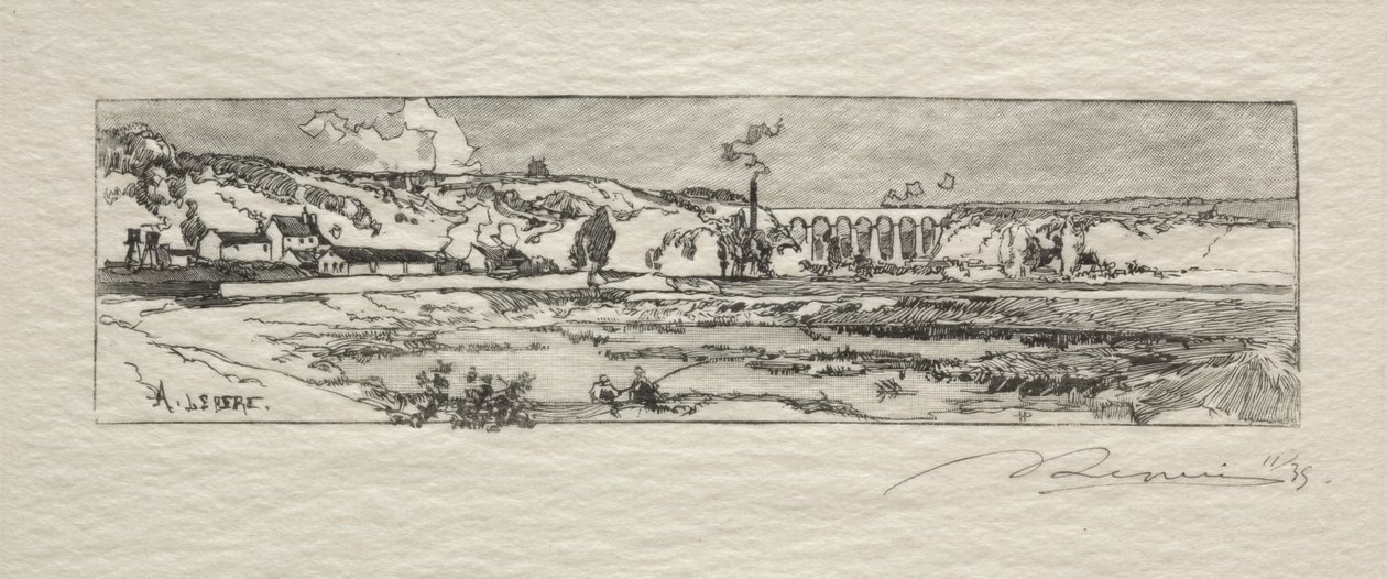 Stagno di Issy les Moulineaux da Auguste Louis Lepère
