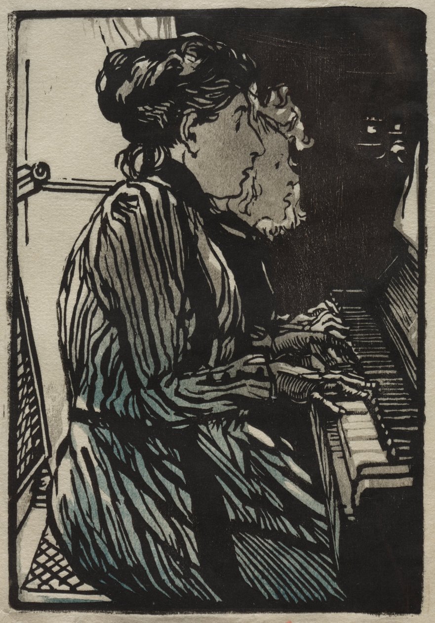 Studio a quattro mani da Auguste Louis Lepère