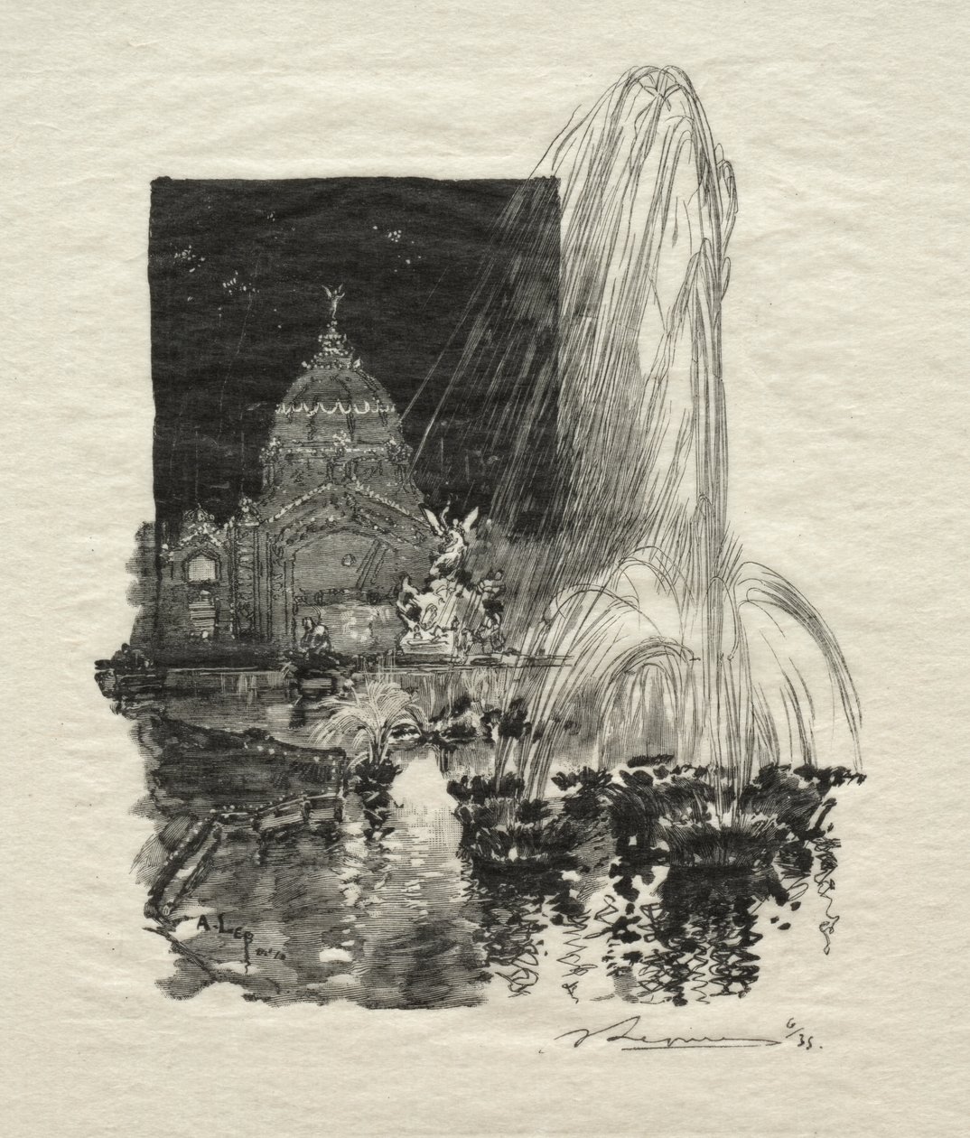 Fontane Luminose da Auguste Louis Lepère