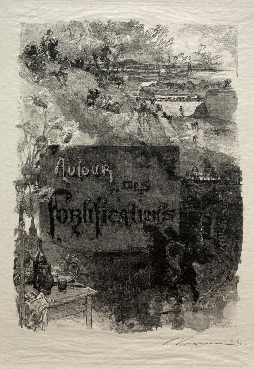 Frontespizio, 1886 da Auguste Louis Lepère