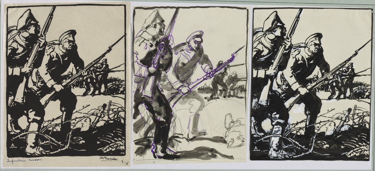 Fanteria russa da Auguste Louis Lepère