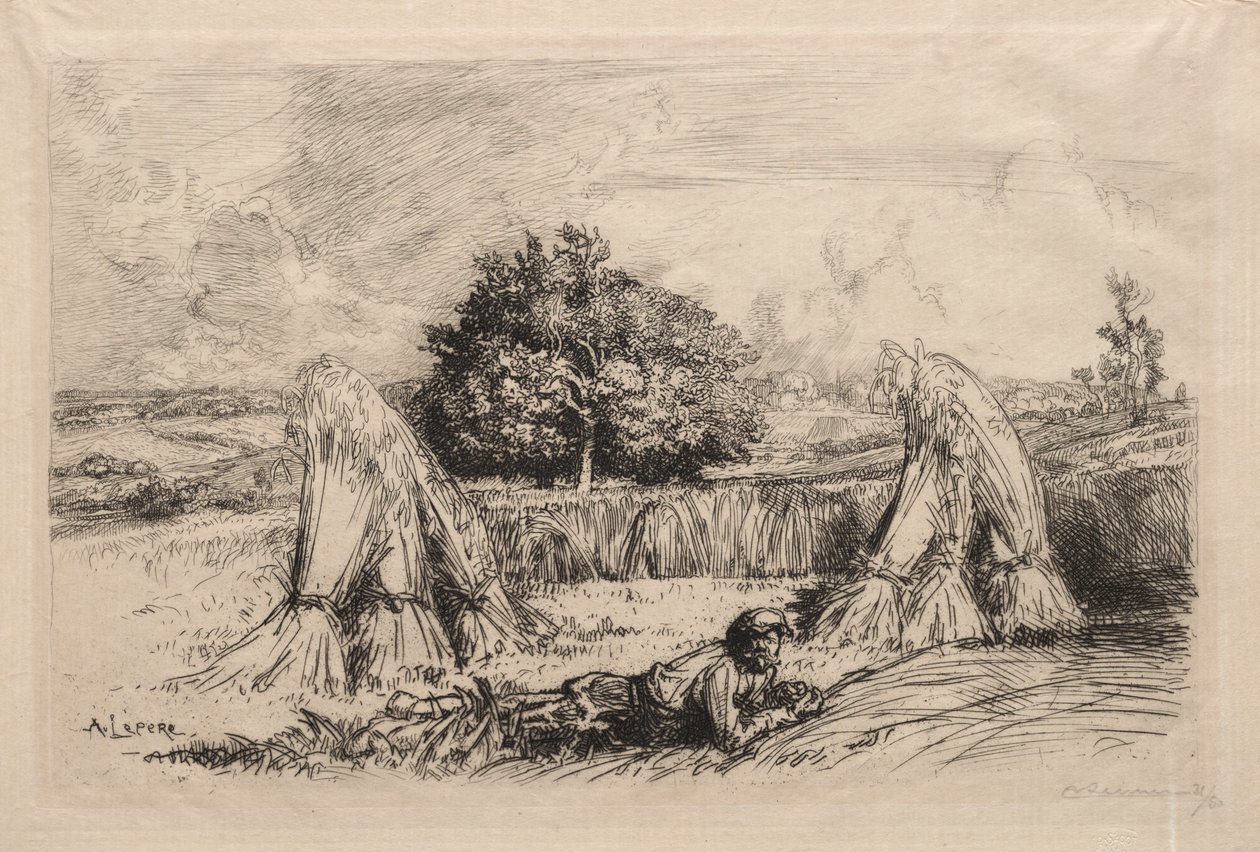 Fascine di segale, Crèvecoeur da Auguste Louis Lepère