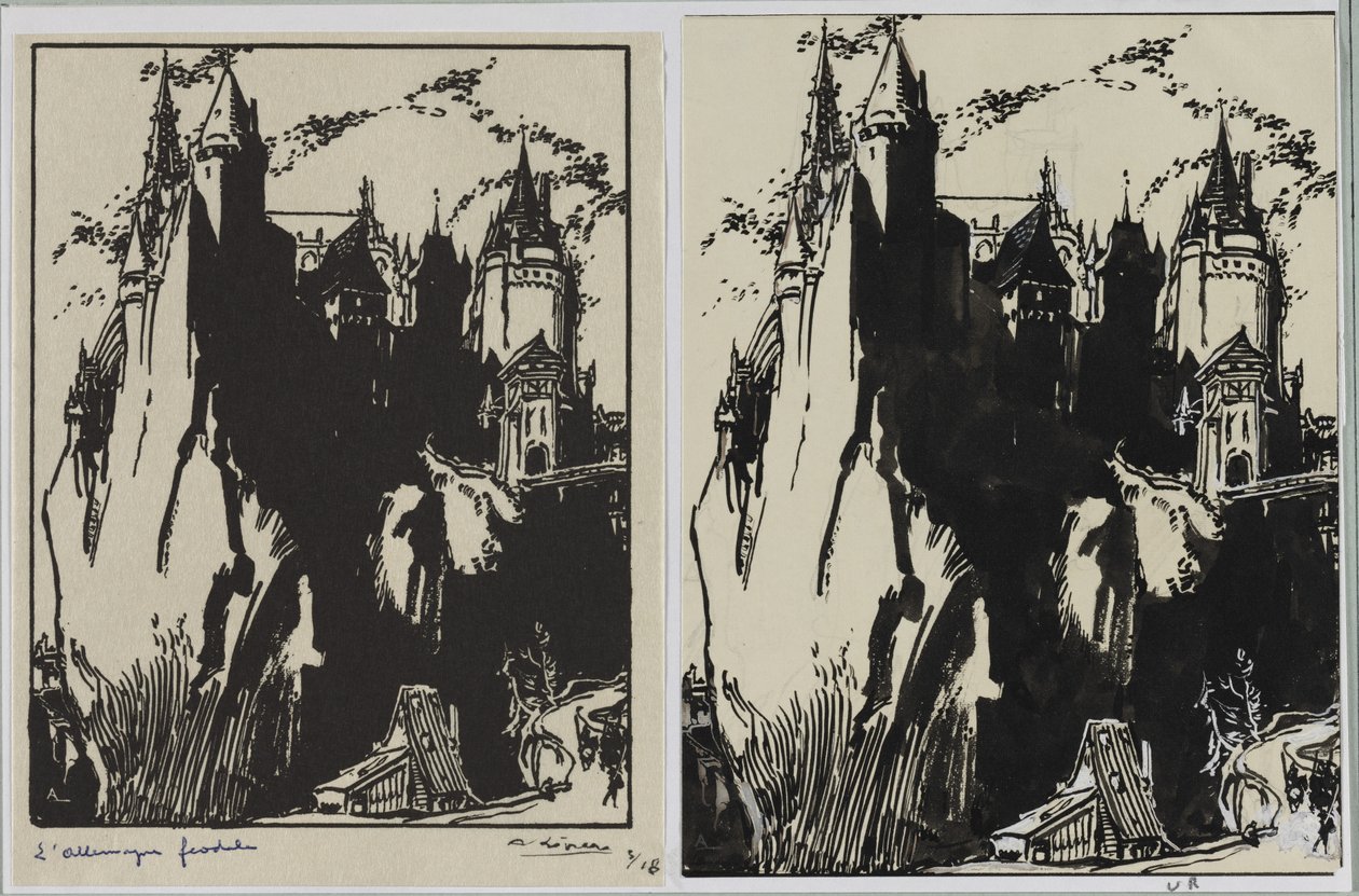La Germania feudale, 1914 da Auguste Louis Lepère