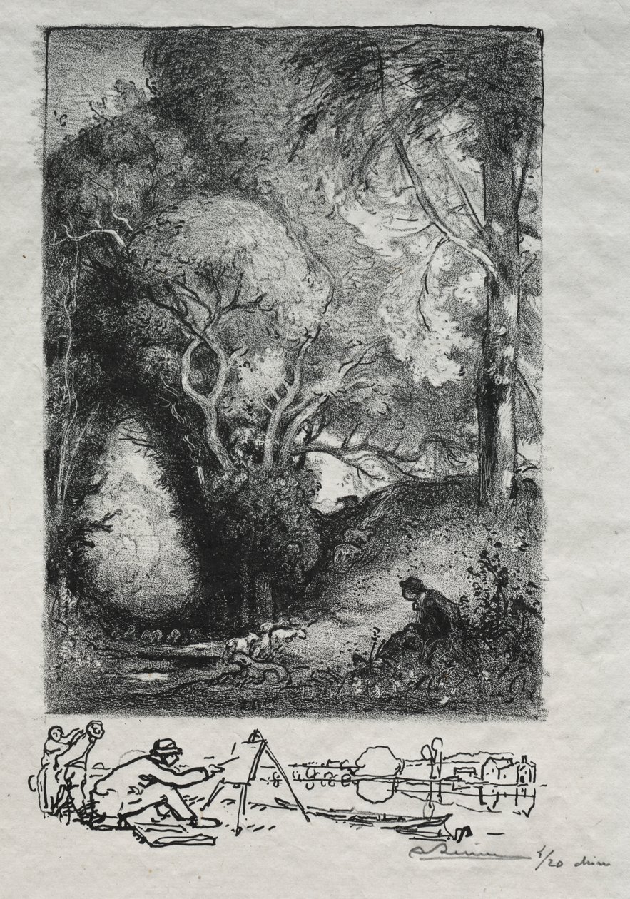 La Ravine en juin da Auguste Louis Lepère