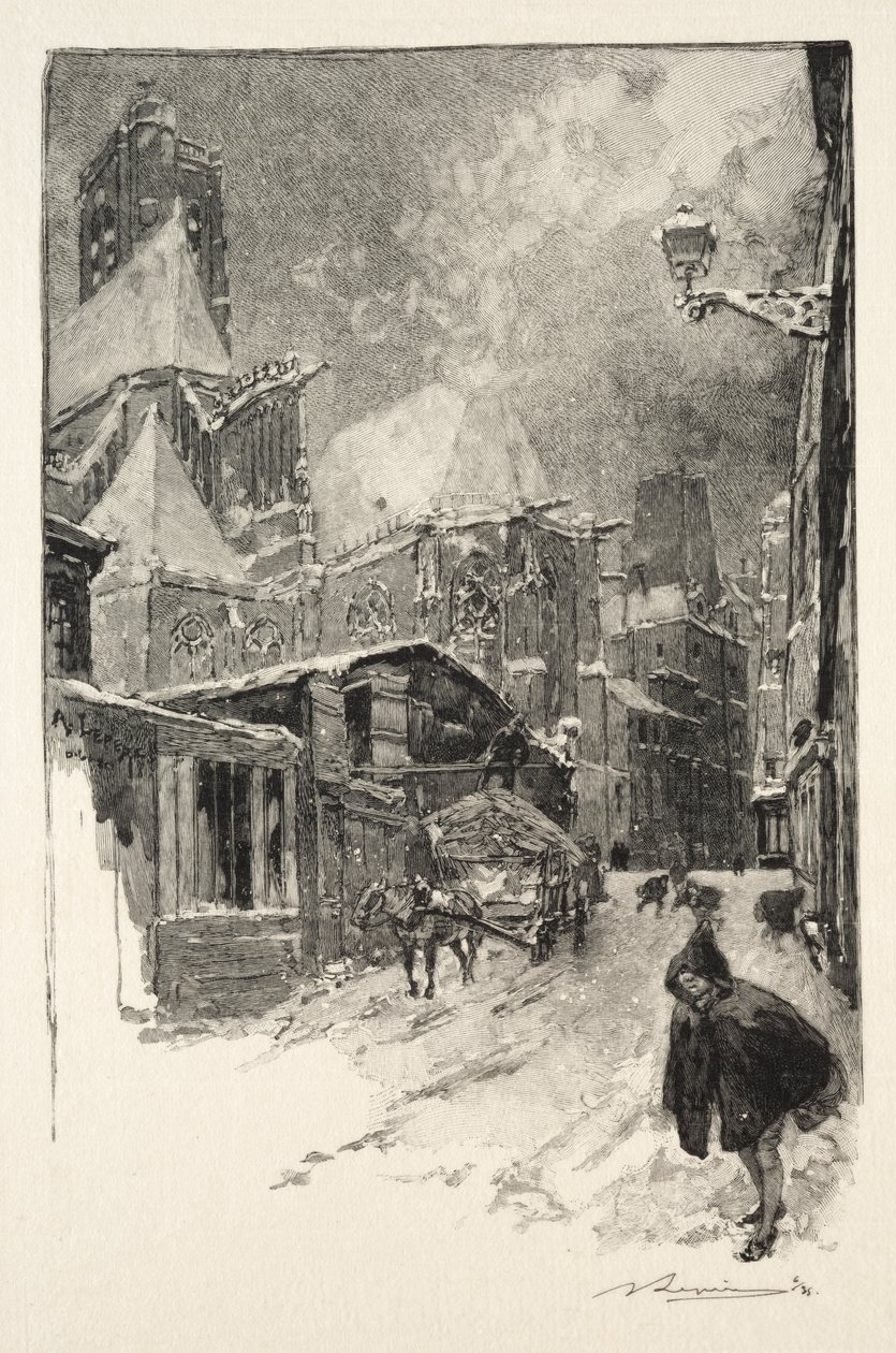 La Rue des Barres da Auguste Louis Lepère