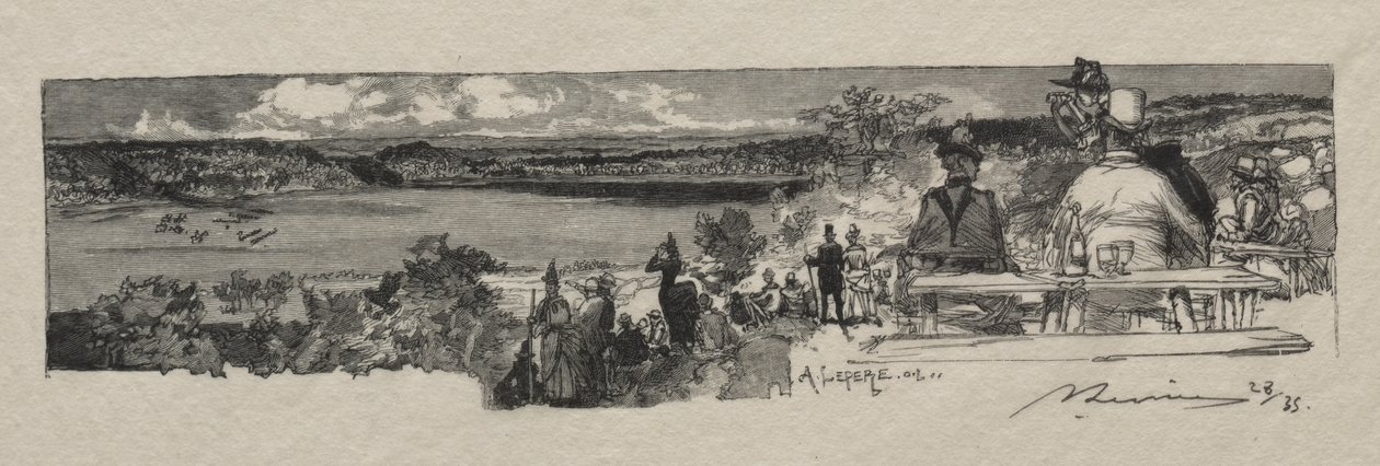 La Valle della Solle da Auguste Louis Lepère
