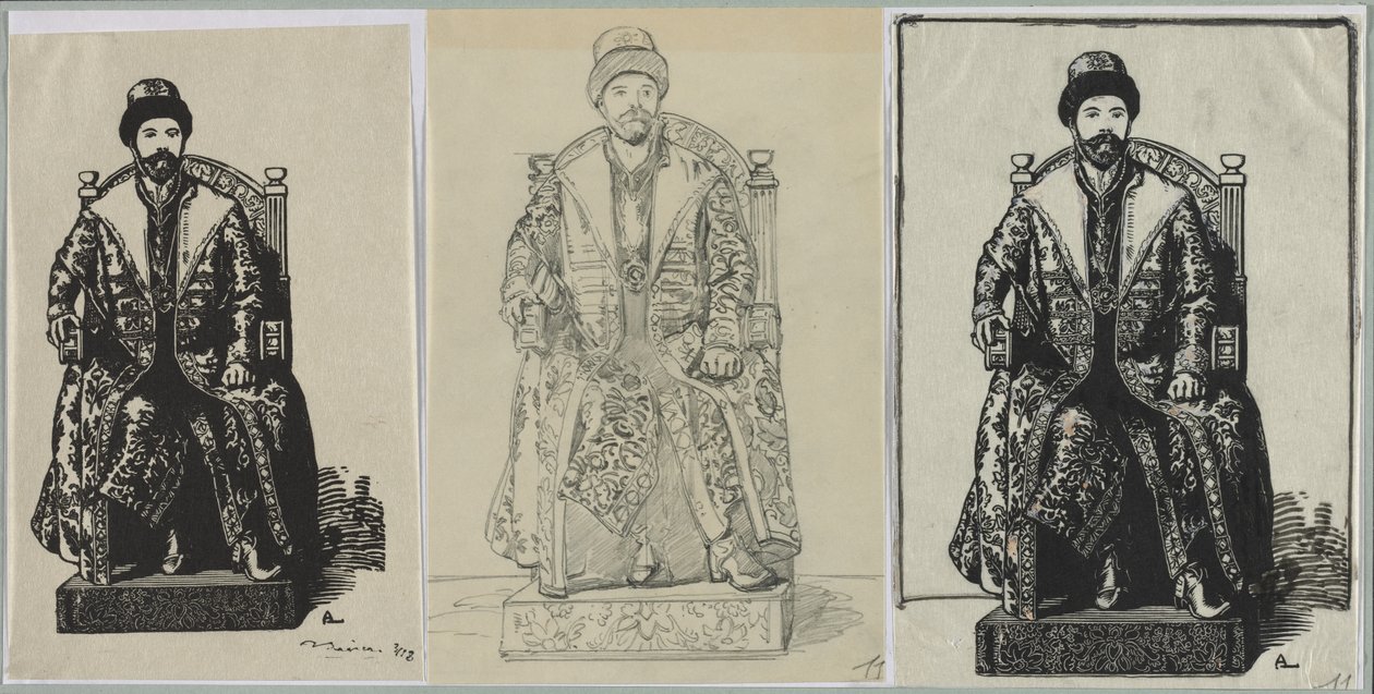 Lo Zar, 1914 da Auguste Louis Lepère