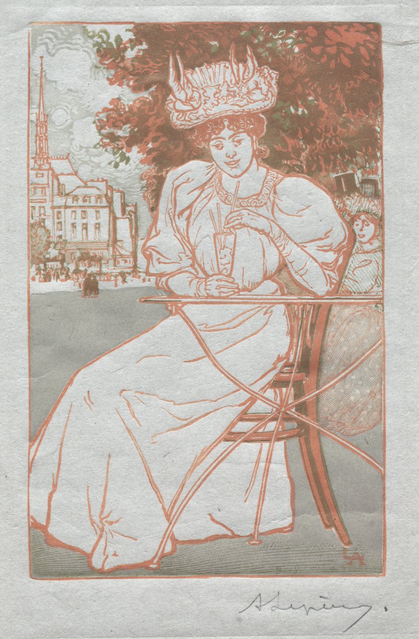 Almanacco di Parigi, 1897: Estate da Auguste Louis Lepère
