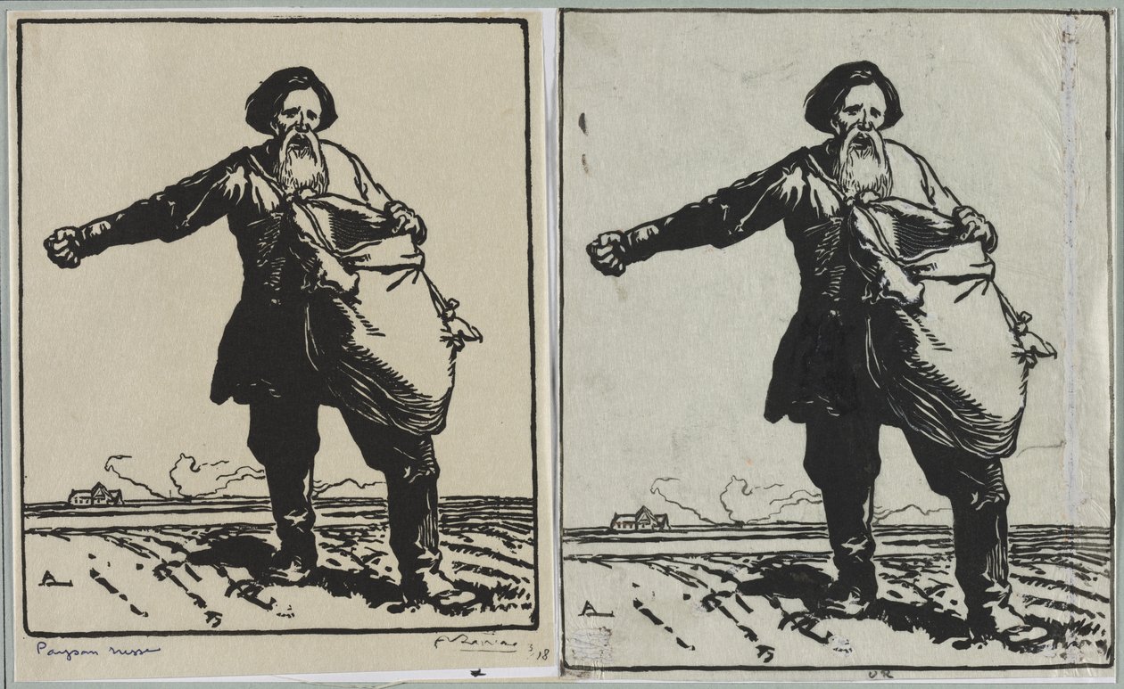 Contadino russo da Auguste Louis Lepère
