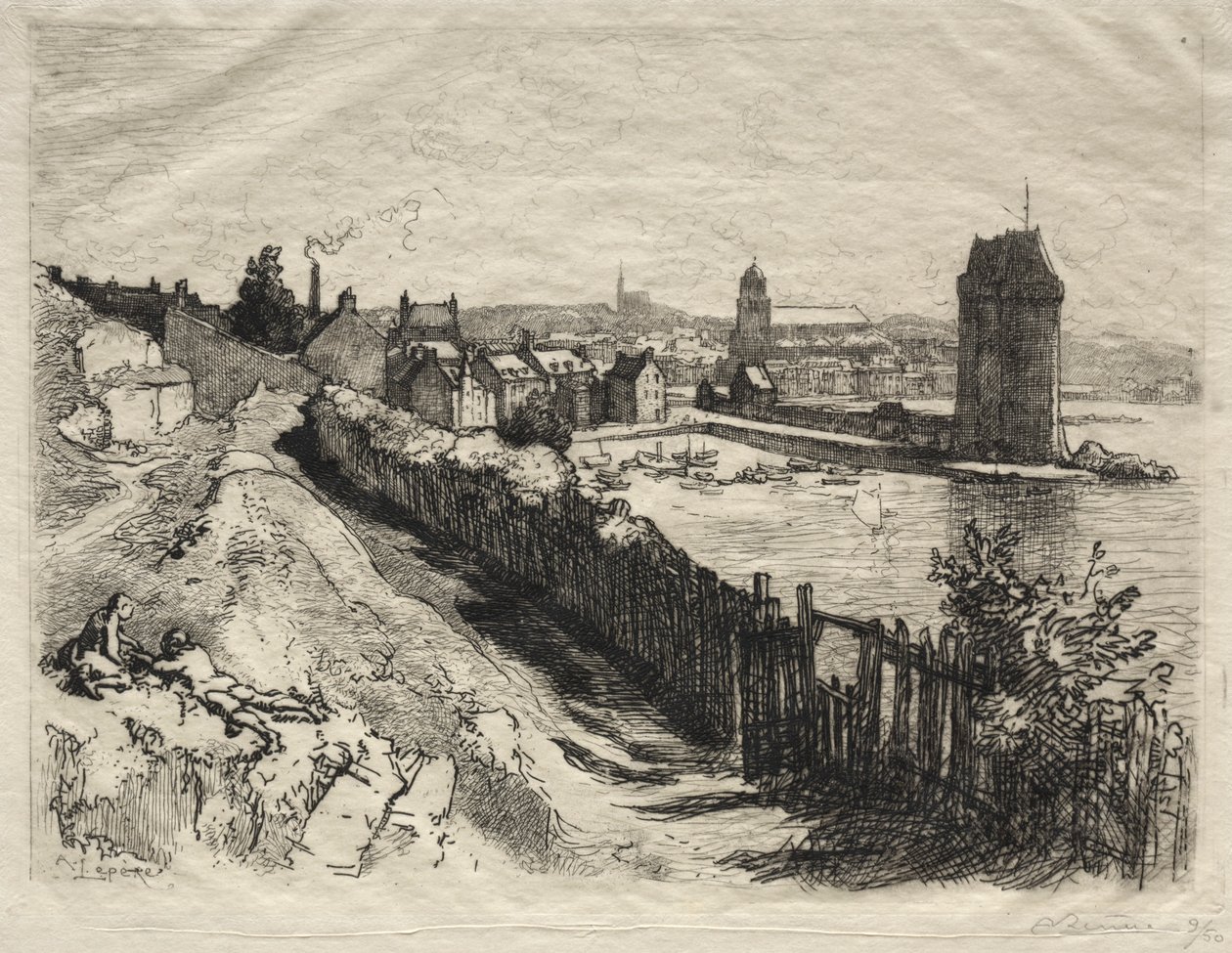 Porte de St. Servan da Auguste Louis Lepère