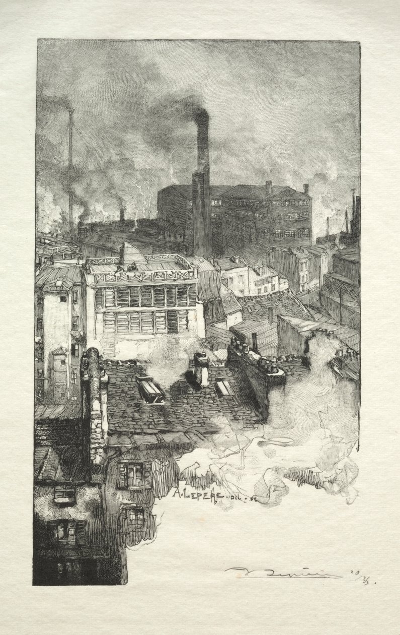 Quartiere dei Gobelins da Auguste Louis Lepère