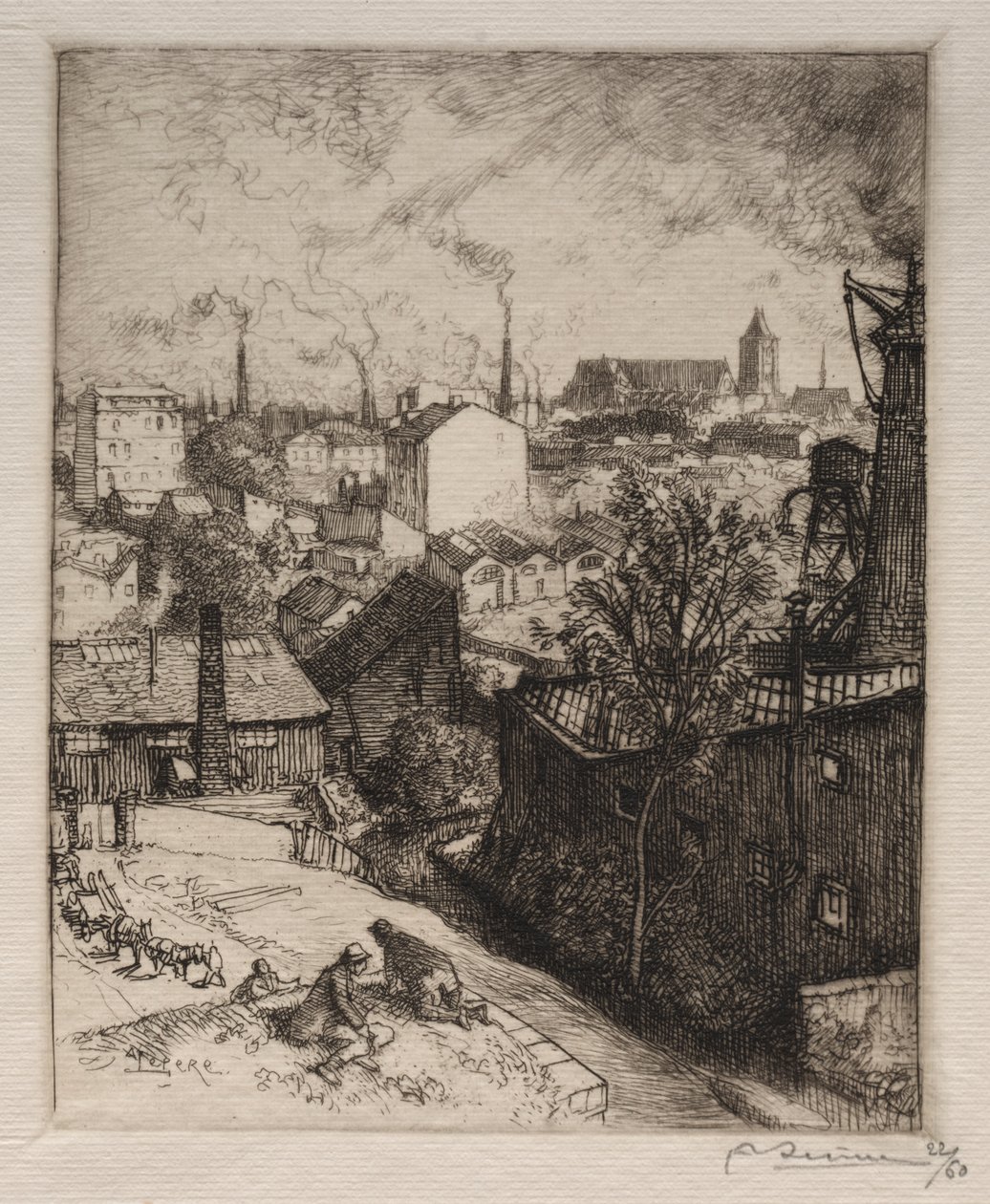 Ricordo di St. Denis da Auguste Louis Lepère