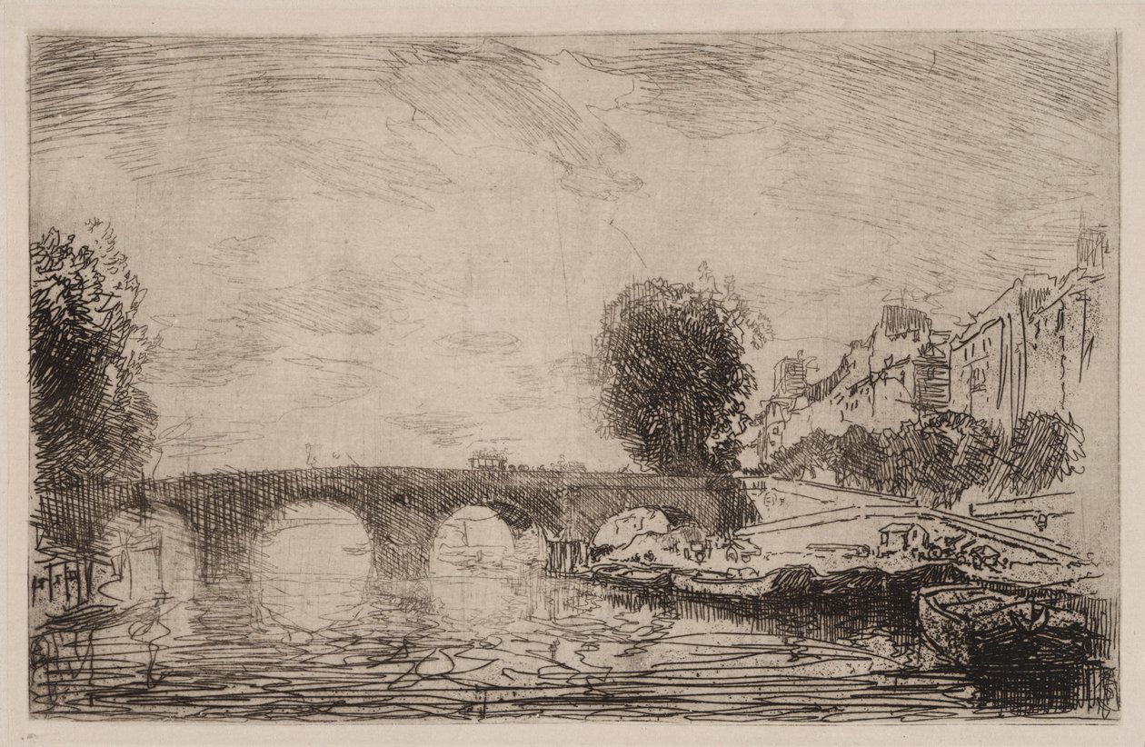 Tramonto a Pont Marie da Auguste Louis Lepère