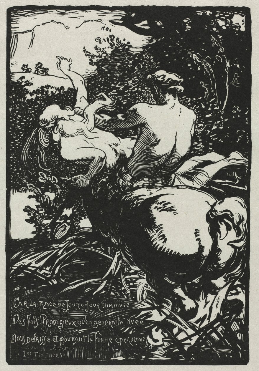 Il centauro, 1896 da Auguste Louis Lepère