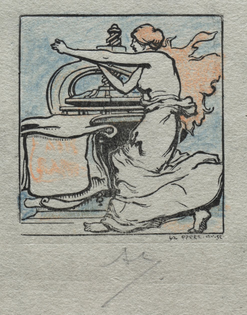 Il Tipografo da Auguste Louis Lepère