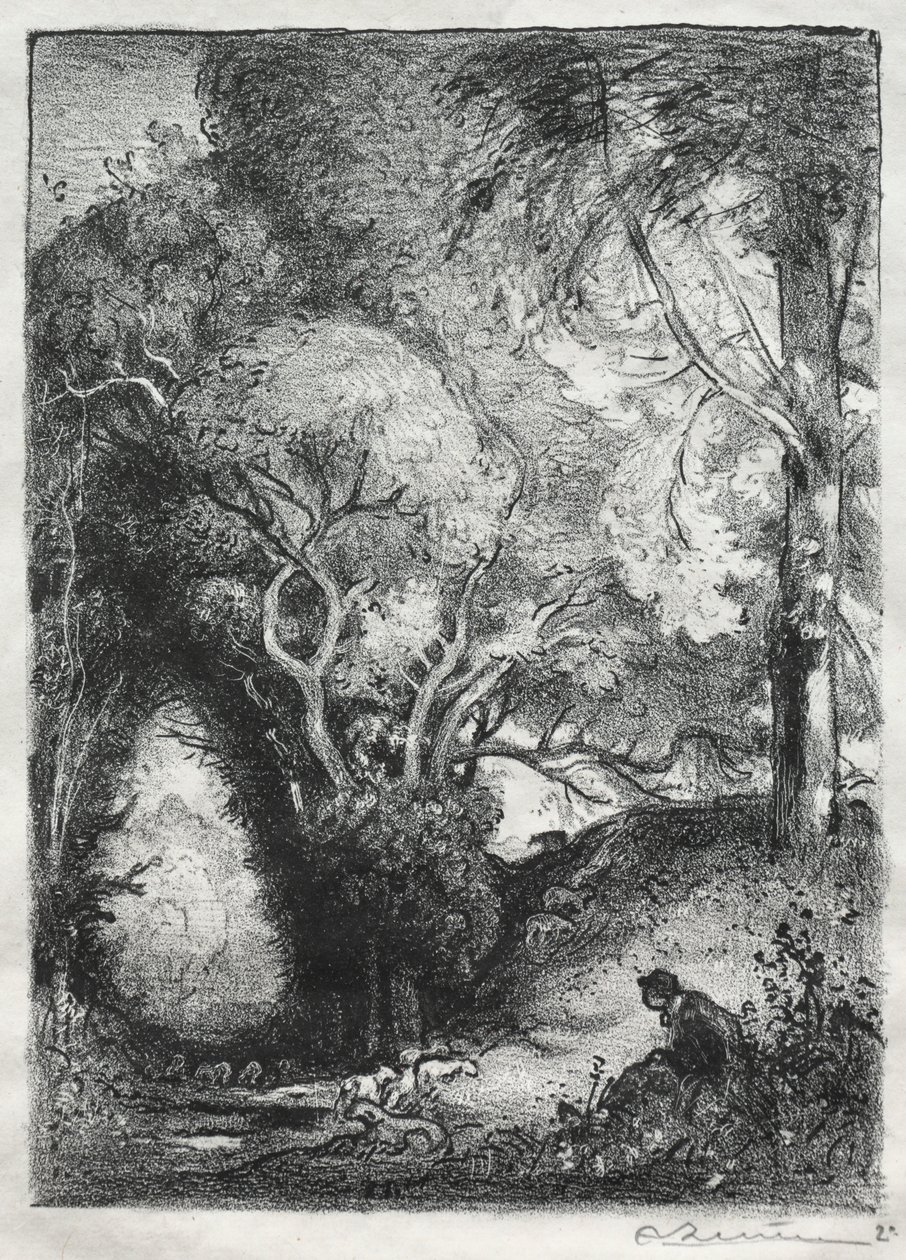 Il burrone a giugno da Auguste Louis Lepère