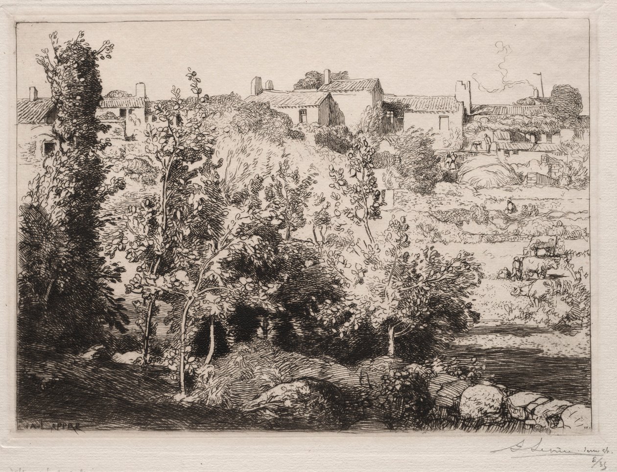 Villaggio di Meule, 1907 da Auguste Louis Lepère
