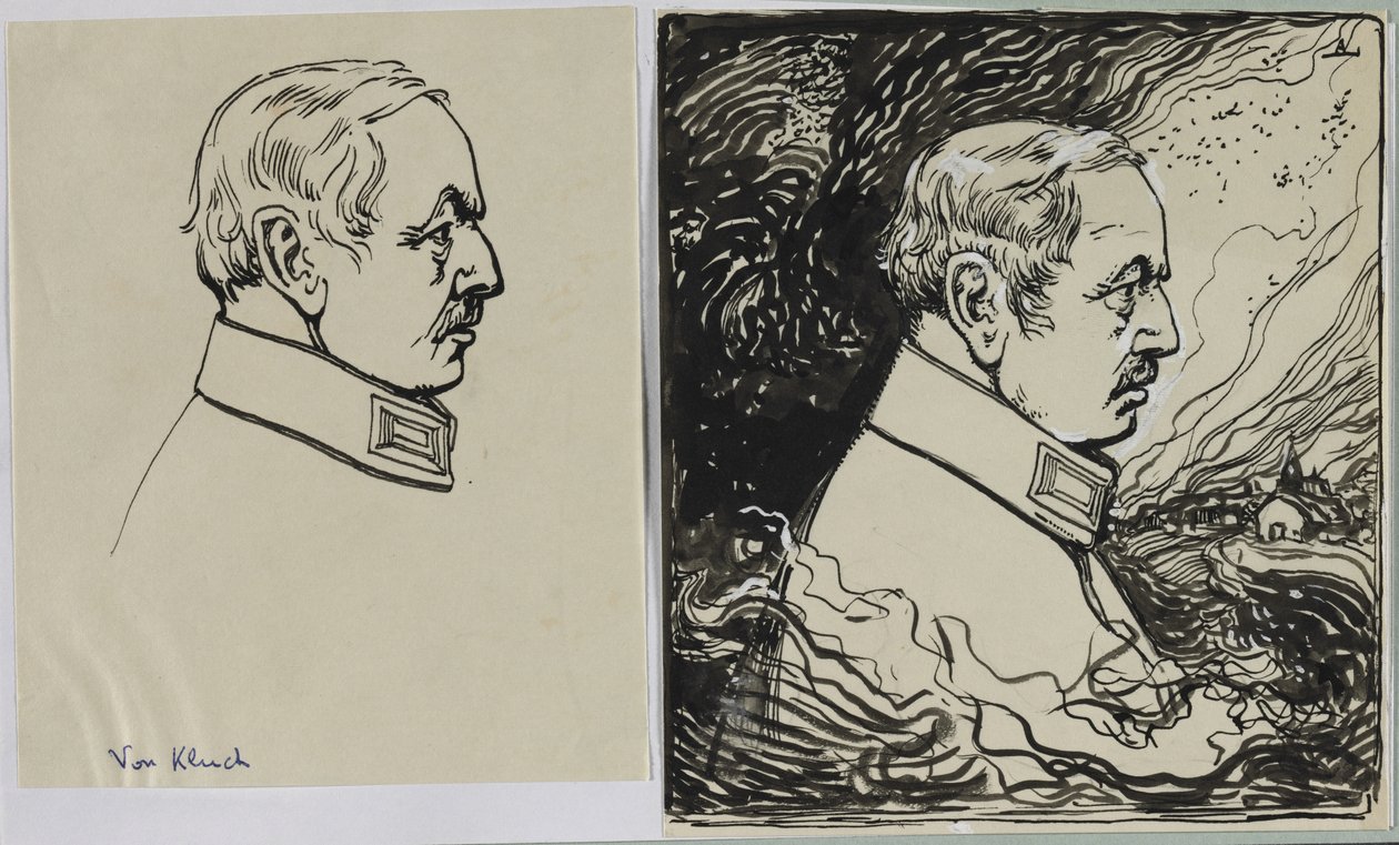 Von Kluck, 1914 da Auguste Louis Lepère