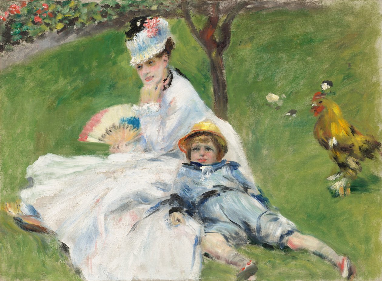 Madame Monet e Suo Figlio da Auguste Renoir