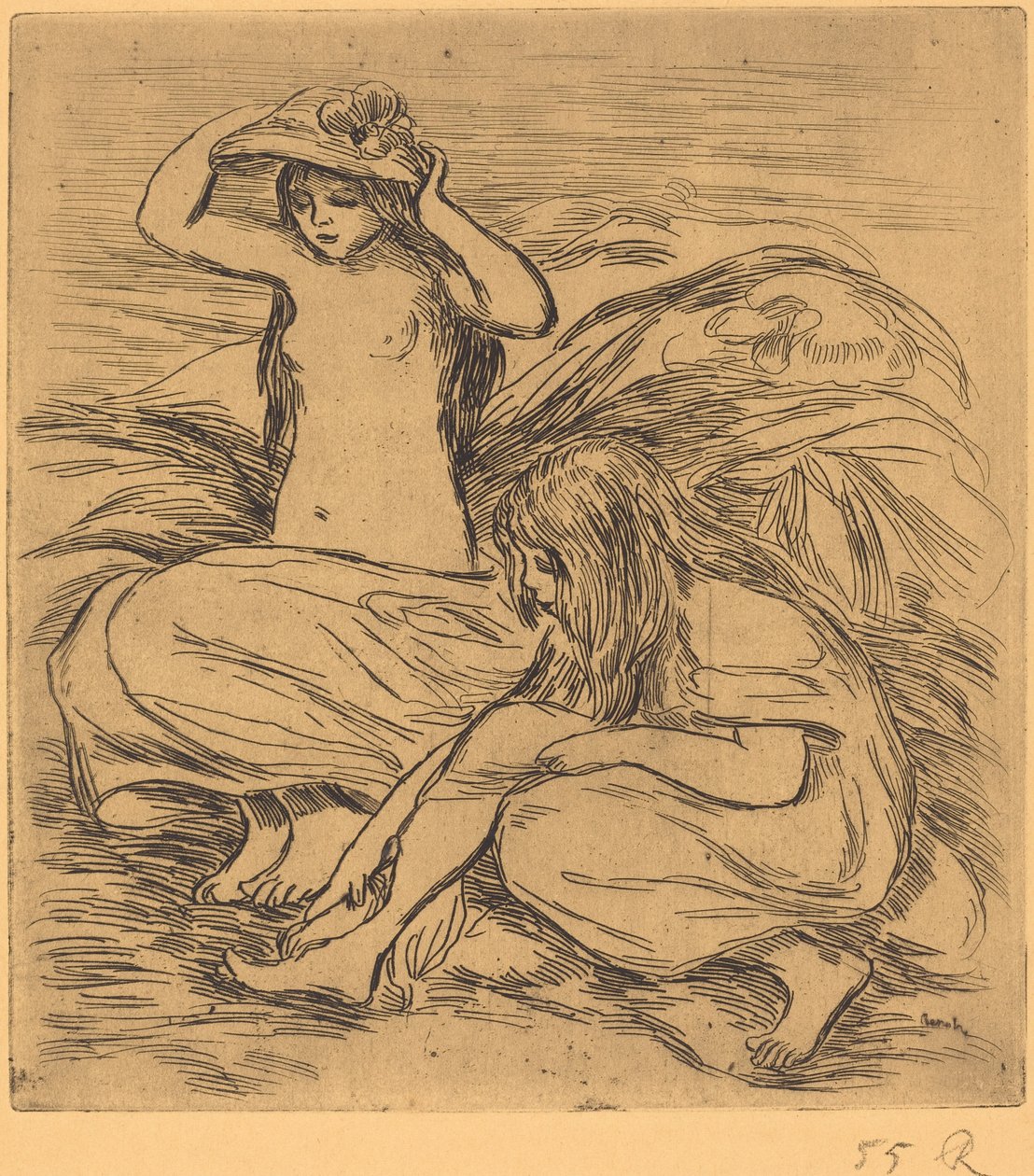 Le due bagnanti (Les deux baigneuses) da Auguste Renoir