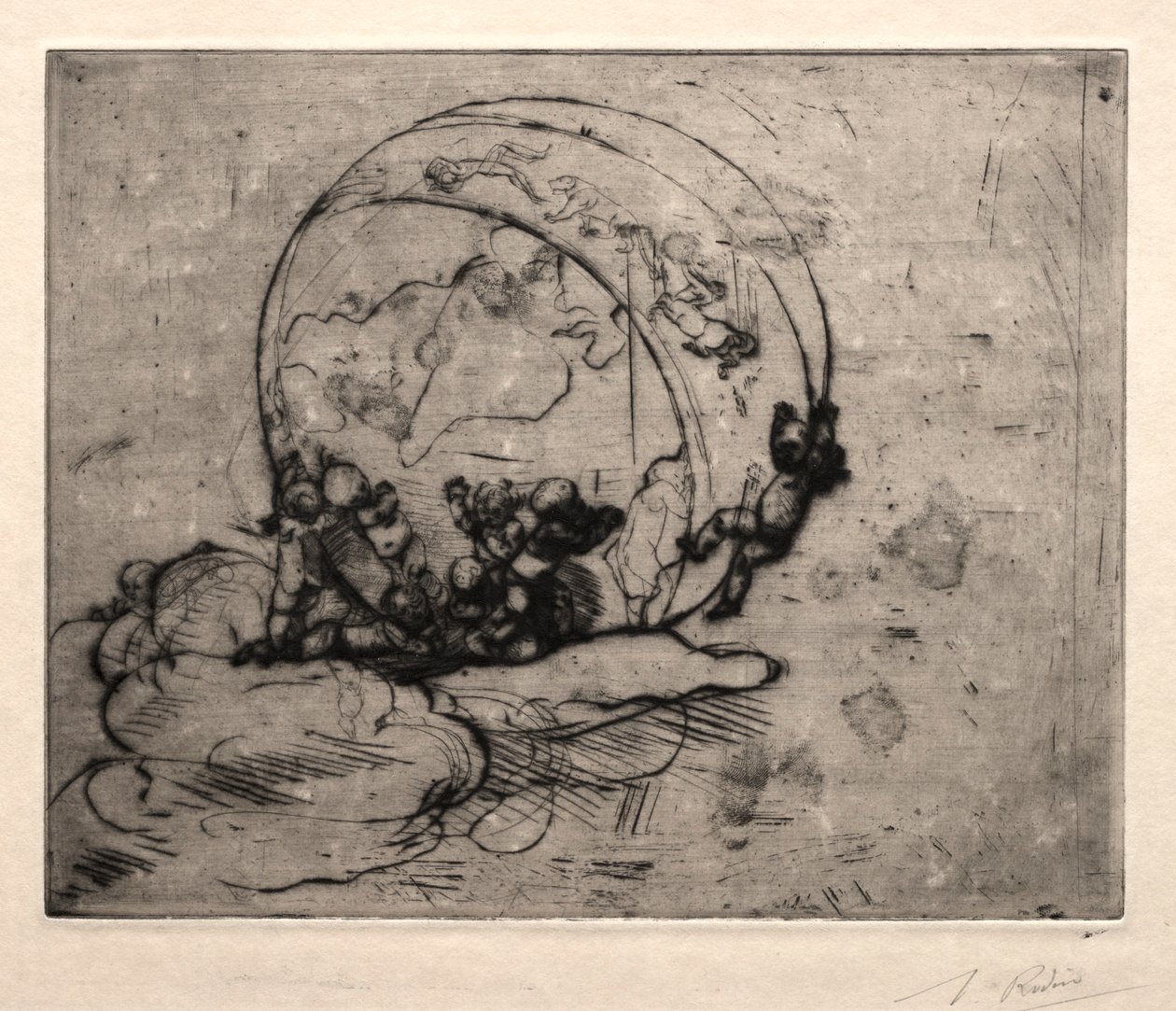 Cupidi che guidano il mondo, 1881 da Auguste Rodin
